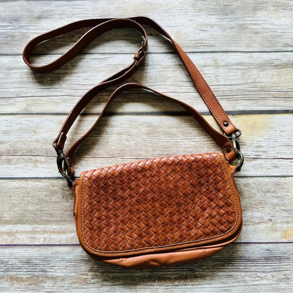 Sundance Woven Leather Bag Made In Italy - Picture 1 of 11